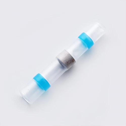 кембрик термозбіжний з клеєм та оловом для зрощування проводів 40мм, до 5,2мм прозорий (10шт)