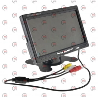 монитор для подключения камеры заднего вида 7,0", 800х480, 12-24В, 2 вид. входа кронштен/ножка пульт