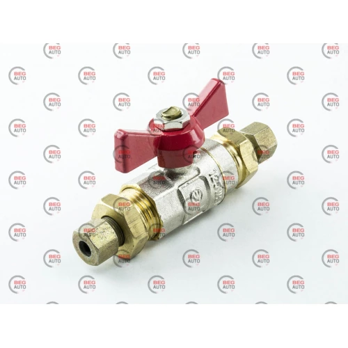 кран запорный трубки D6 VOGAS