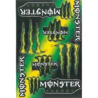 наклейка на мотоцикл "Monster Energy" контурна порізка