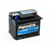 Аккумулятор POWER  60 (510 А) MF BLACK Евро правый +