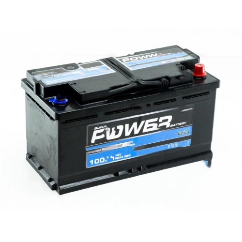 Аккумулятор POWER 100 (820 А) MF BLACK Евро правый +