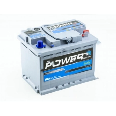 Аккумулятор POWER  60 (600 А) MF GREY Евро правый +