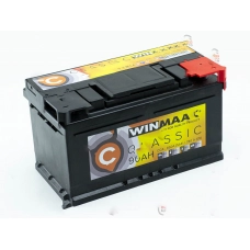Аккумулятор WINMAXX  90Ач 780А CLASSIC (LB4) (0) Евро правый + (гарантия 24 мес)