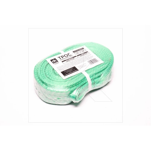 трос буксир. лента  18 т х 6,0м х 60мм петля/зеленый ДК