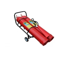 огнетушитель углекисл. перевозной на колесах  56кг (З) с манометром и сертификатом (под заказ)