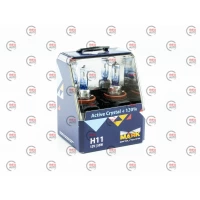 лампа H11 12V 55W Маяк Active Crystal +130%  (2шт)