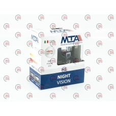 лампа  H1 12V 55 W MTA Night Vision +80% (2шт)