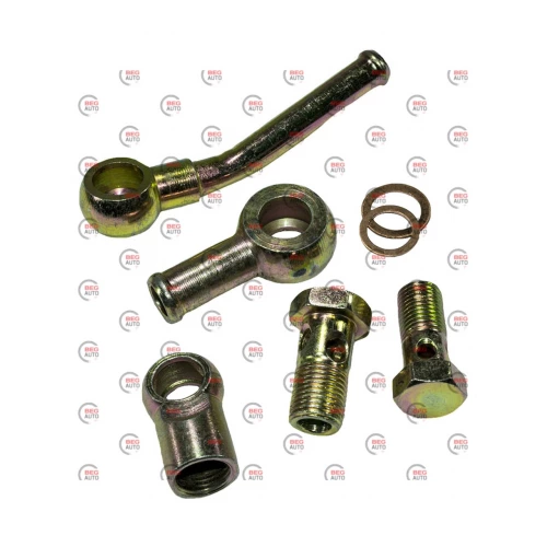 ремкомплект механізму ГПК (гідропідсил. керма) Волга (штуцера+трубки)