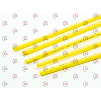 кембрик термоусадочный 100см, d= 3 желтый