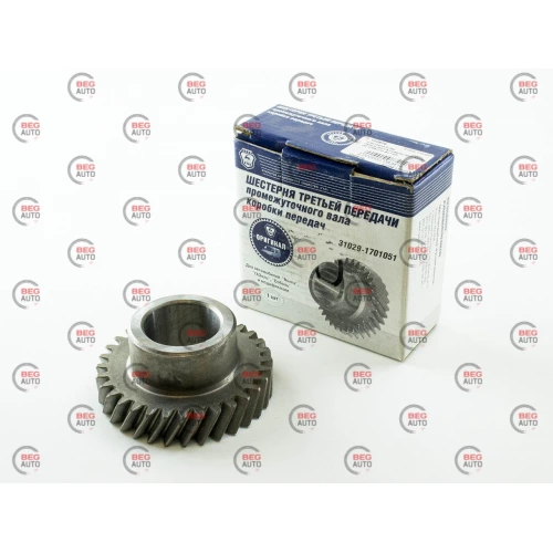 шестерня КПП 3-пер.пром.вала В 5-ст.  32зуба (ГАЗ)