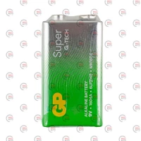 батарейка  "КРОНА"  щелочная 9.0V прямоугольная GP Super G-Tech Alkaline пленка
