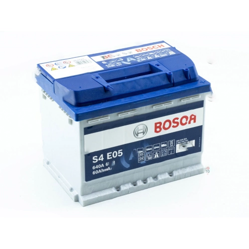 Аккумулятор BOSCH  60 А EFB (640А) Евро прав + (2 года гар)