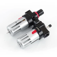 блок подготовки воздуха 1/2" фильтр, редуктор, маном, маслообогатитель, 10 бар, 1200 л/мин, 20 мкм