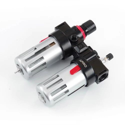 блок подготовки воздуха 1/2" фильтр, редуктор, маном, маслообогатитель, 10 бар, 1200 л/мин, 20 мкм