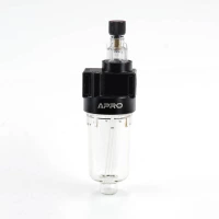 фильтр воздушный для пневмоинструмента  1/4"  (алюмин. корпус) 15 бар, 500 л/мин, 20 мкм