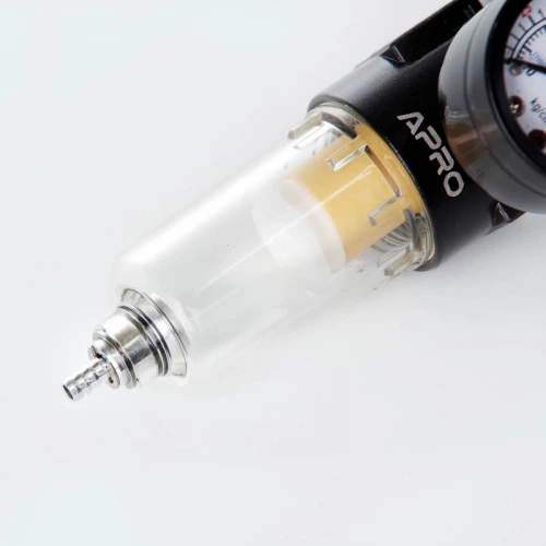 блок подготовки воздуха 1/4" фильтр, редуктор, манометр, 10 бар, 500 л/мин, 20 мкм