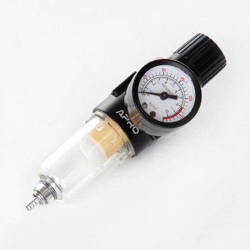 блок подготовки воздуха 1/4" фильтр, редуктор, манометр, 10 бар, 500 л/мин, 20 мкм