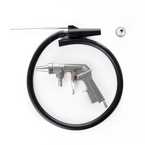 пистолет пескоструйный с заборным шлангом 1м, металл. и керамическая форсунка  Apro