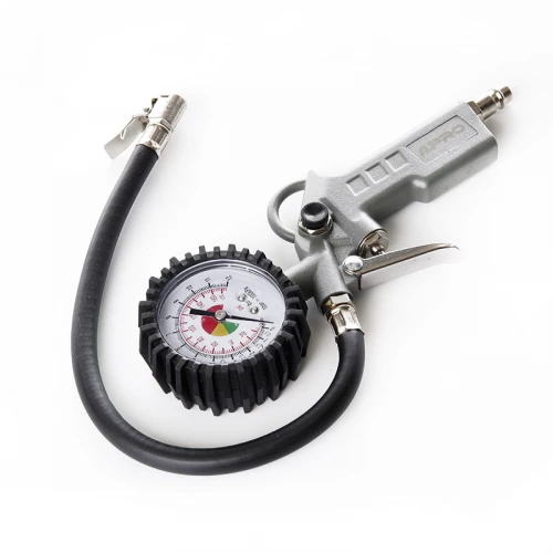 пистолет подкачки с манометром (блистер) Apro