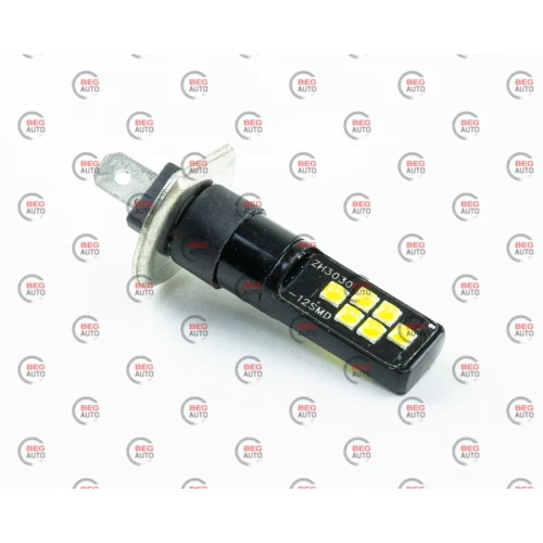 Лампа светодиодная H1 12V 12 SMD (3030) (12-24V)