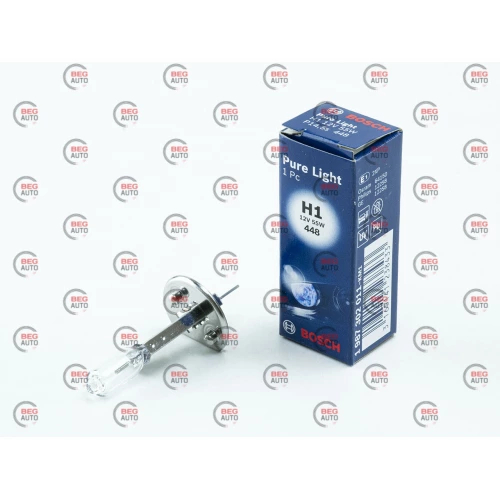 лампа  H1 12V 55 W BOSCH Pure Light коробка