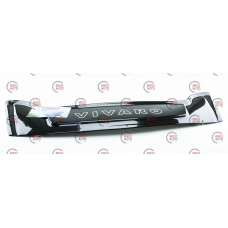 дефлектор капота (мухобійка) Opel Vivaro I 2001-2014 коротка широка AV-Tuning