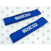 чехол ремня безопасности (2шт)  Sparco  синий