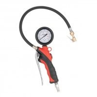 пистолет подкачки с манометром Profi 16атм Intertool