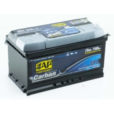 Акумулятор ZAP  80 (750 А) Carbon EFB (Start-stop) Євро правий + (h=175)