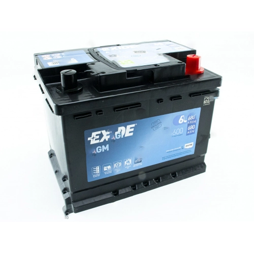 Аккумулятор EXIDE  60 (680 А) AGM Start-Stop Евро правый +