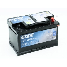 Аккумулятор EXIDE  65 (650 А) EFB Евро правый + низкий