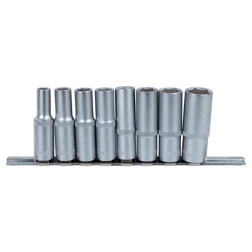 набір головок подовжених 1/2"  8 шт, 10-22мм (планка)