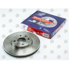 диск тормозной пер. Fiat Doblo 01->, Qubo 08->, Citroen Nemo 08-> (257mm22mm)  (FAST)