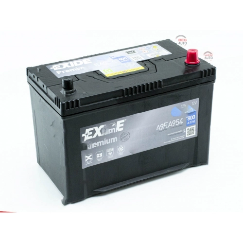 Аккумулятор EXIDE  95 (800 А) Premium Азия правый +