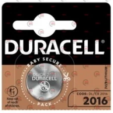 батарейка "таблетка" літієва 3.0V  CR2016  блістер Duracell