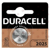 батарейка "таблетка" литиевая 3.0V  CR2025  блист. Duracell