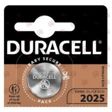 батарейка "таблетка" літієва 3.0V  CR2025  блістер Duracell