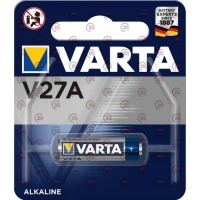 батарейка  "А 27"  лужна 12V мікропальчик Varta блістер (у брелок сигналки)
