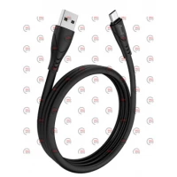 кабель для зарядки Avantis  USB - Micro USB,  1м, 3.0А  черный, круглый силиконовая оплетка