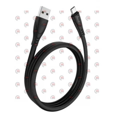 кабель для зарядки Avantis  USB - Micro USB,  1м, 3.0А  черный, круглый силиконовая оплетка