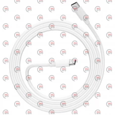 кабель для зарядки Avantis  Type-C - Type-C,  1м, 3.0А белый, круглый силиконовая оплетка, QC, 20W