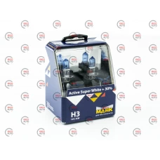 лампа H3 12V 55 W  Маяк Active Super White+30%  (2шт)
