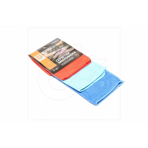 серветка мікрофібра універсальна асорті 3 шт  (30х30) Dk