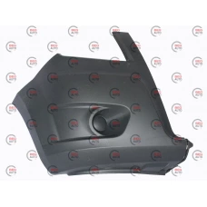 бампер Газель-NEXT передний без ПТФ  прав. часть