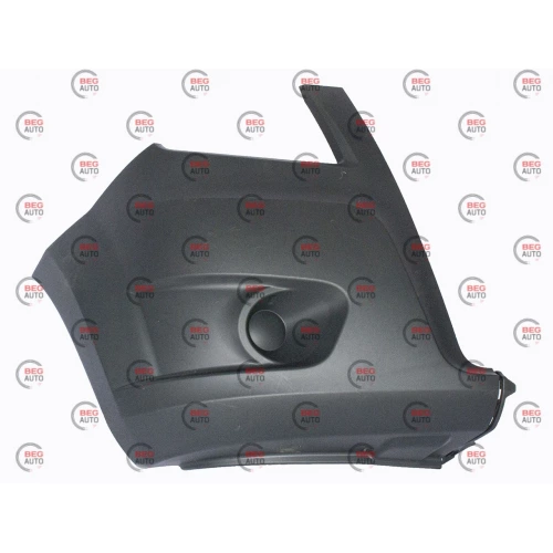 бампер Газель-NEXT передній без ПТФ  прав. частина