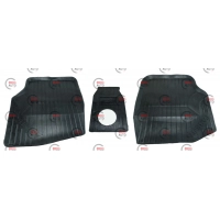 коврики салона ГАЗ Газель  без упак., борт 4,5см, с перемычкой (3шт) Казань