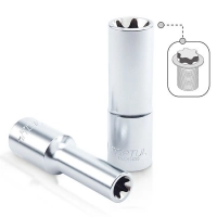 головка торцева TORX шестипроменева подовжена 1/2"  Е-10
