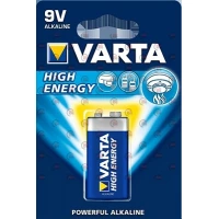 батарейка  "КРОНА"  щелочная 9.0V прямоугольная Varta High Energy Alkaline блист.
