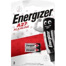 батарейка  "А 27"  лужна 12V мікропальчик Energizer блістер (у брелок сигналки) 2шт